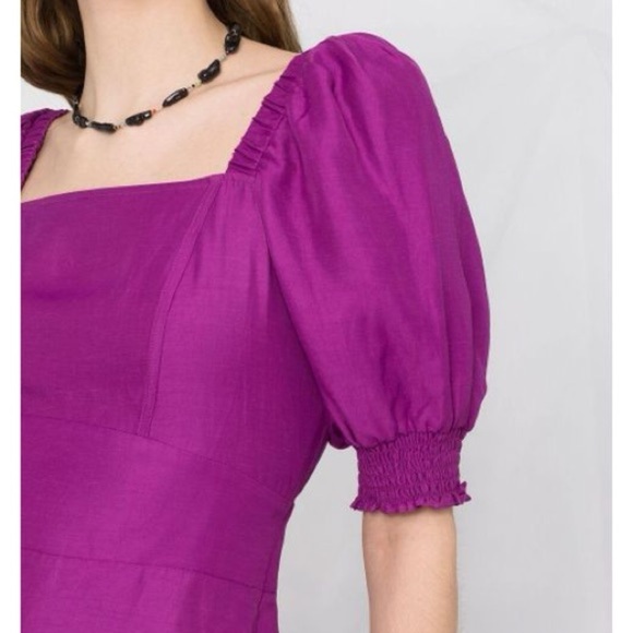 ba&sh Robe Palaia Dress in Violet - Picture 2 of 16